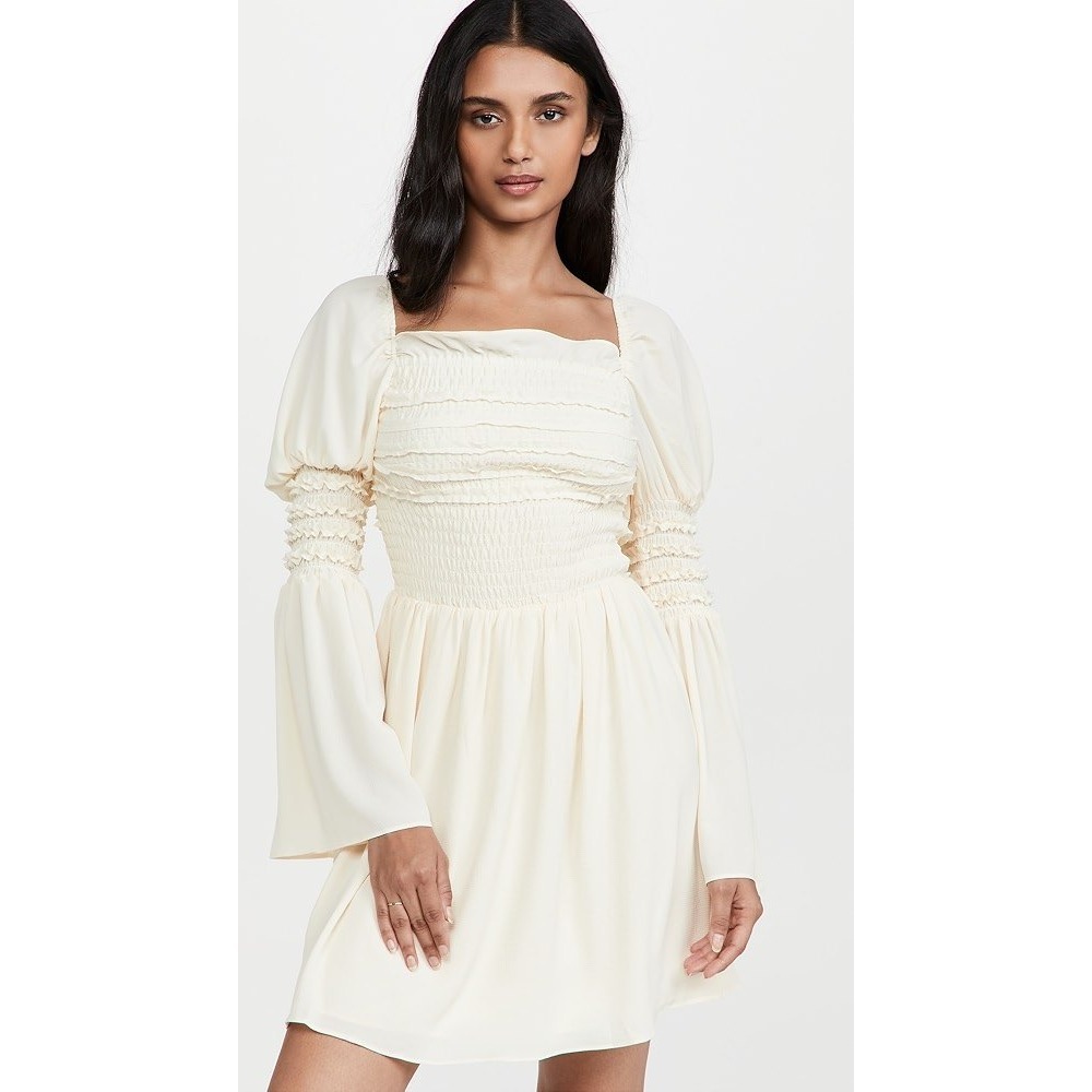 O.P.T Luanne‎ Dress Darker Cream XS NWT